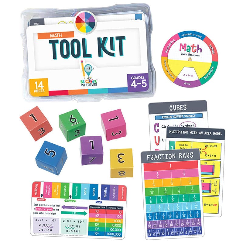Math Tool Kit Grade 4-5 (Pack of 10) - Manipulative Kits - Carson Dellosa Education
