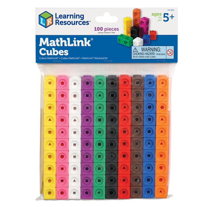 Mathlink Cubes Set Of 100 (Pack of 2) - Counting - Learning Resources