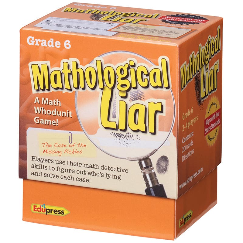 Mathological Liar Gr 6 (Pack of 2) - Math - Teacher Created Resources