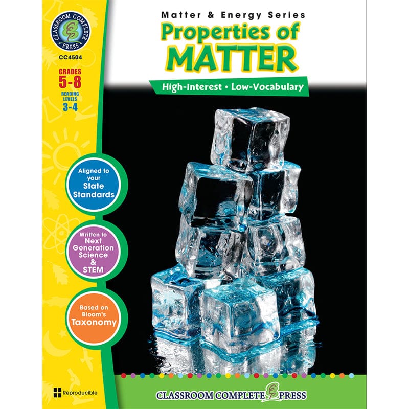 Matter & Energy Series Properties Of Matter (Pack of 2) - Energy - Classroom Complete Press