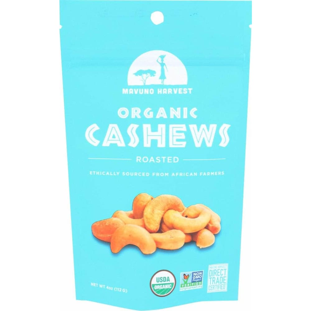 MAVUNO HARVEST Mavuno Harvest Organic Roasted Cashews, 4 Oz