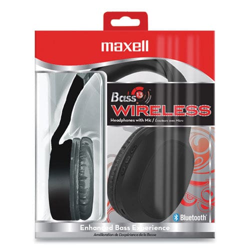 Maxell Bass 13 Wireless Headphone With Mic Black - Technology - Maxell®