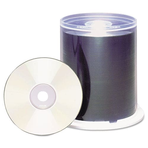 Maxell Cd-r Printable Recordable Disc 700 Mb/80 Min 48x Spindle Matte White 100/pack - Technology - Maxell®
