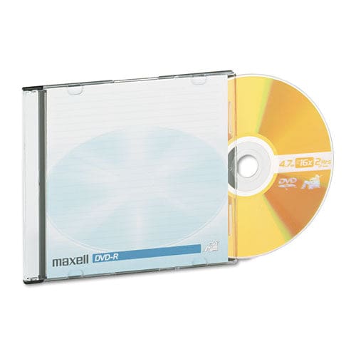 Maxell Dvd-r Recordable Disc 4.7 Gb 16x Jewel Case Gold 10/pack - Technology - Maxell®