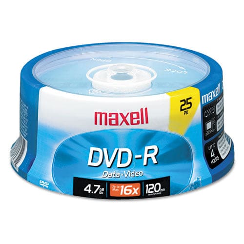Maxell Dvd-r Recordable Disc 4.7 Gb 16x Spindle Gold 25/pack - Technology - Maxell®