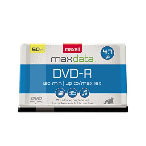 Maxell Dvd-r Recordable Disc 4.7 Gb 16x Spindle Gold 50/pack - Technology - Maxell®