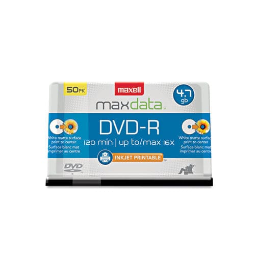 Maxell Dvd-r Recordable Disc Printable 4.7 Gb 16x Spindle White 50/pack - Technology - Maxell®