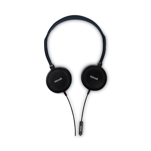 Maxell Hp200 Headphone With Microphone 6 Ft Cord Black - Technology - Maxell®