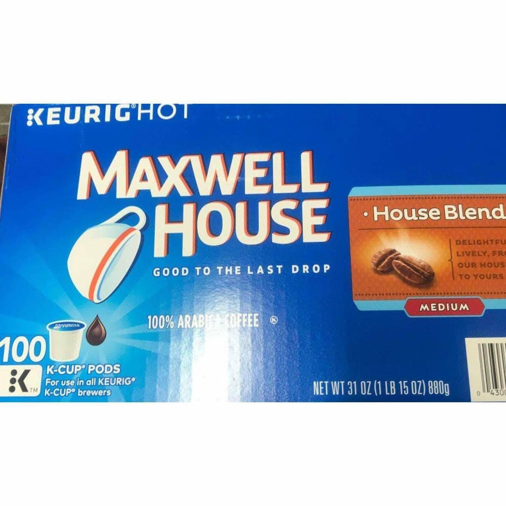 Maxwell House House Blend K-Cup Packs, 100 ct. - ShelHealth.Com