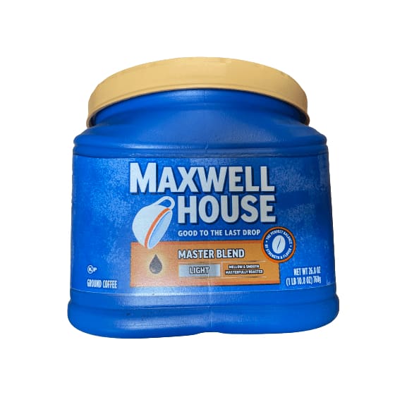 Maxwell House Maxwell House Master Blend Light Roast Ground Coffee, 26.8 oz. Canister