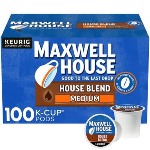 Maxwell House Medium Roast House Blend Coffee K-Cups (100 ct.) - Maxwell