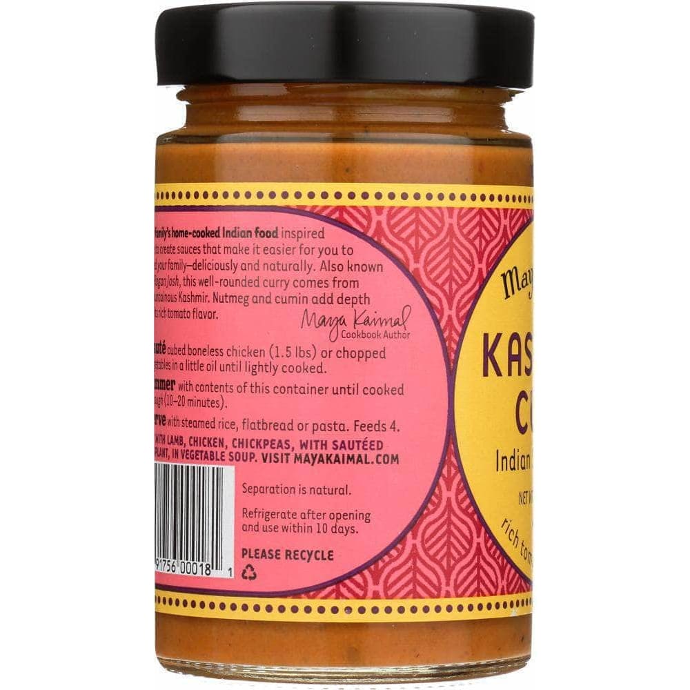 Maya Kaimal Maya Kaimal Indian Simmer Sauce Kashmiri Curry Mild, 12.5 oz