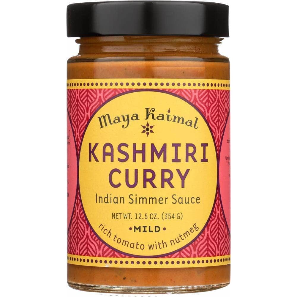 Maya Kaimal Maya Kaimal Indian Simmer Sauce Kashmiri Curry Mild, 12.5 oz