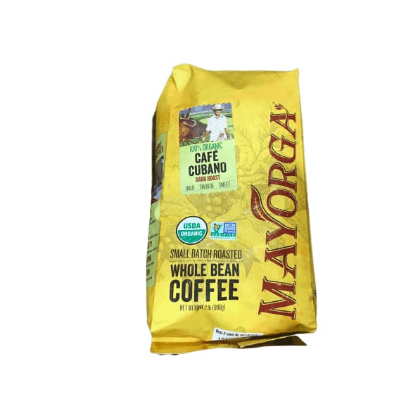 Mayorga Organic Cafe Cubano Dark Roast Cuban Coffee, 2 Pound - ShelHealth.Com
