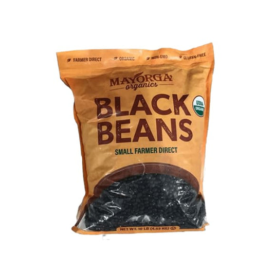 Mayorga Organics Black Beans, Small Farmer Direct, 10 lbs. - ShelHealth.Com