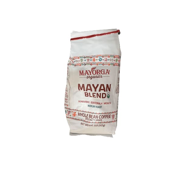 Mayorga Mayorga Organics Mayan Blend, Medium Roast Whole Arabica Bean Coffee, 2lb