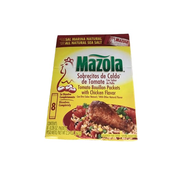 Mazola Tomato Bouillon Packets with Chicken Flavor, 8 Count - ShelHealth.Com