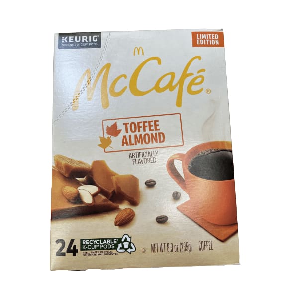 McCafe Fall Limited Editon, Keurig Single Serve K-Cup Pods, Multiple ...