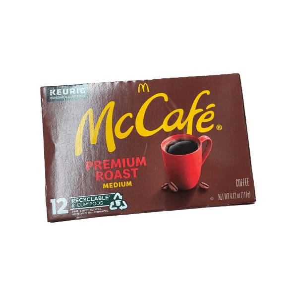 McCafe McCafe Premium Medium Roast K-Cup Coffee Pods, Premium Roast, 12 Count