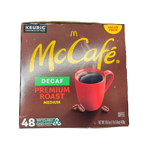 McCafe McCafe Premium Roast Coffee K-Cup Coffee Pods, Decaf Medium Roast, 48 Count For Keurig Brewers