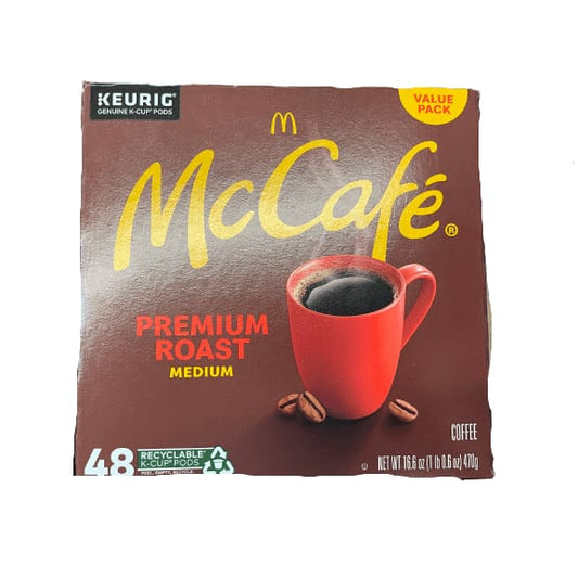 McCafe McCafe Premium Roast Coffee K-Cup Coffee Pods, Medium Roast, 48 Count For Keurig Brewers