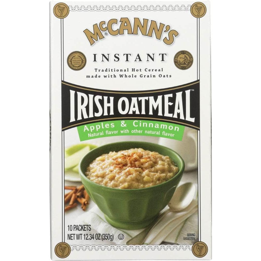 Mccanns Mccann's Instant Irish Oatmeal Apples & Cinnamon, 12.3 Oz