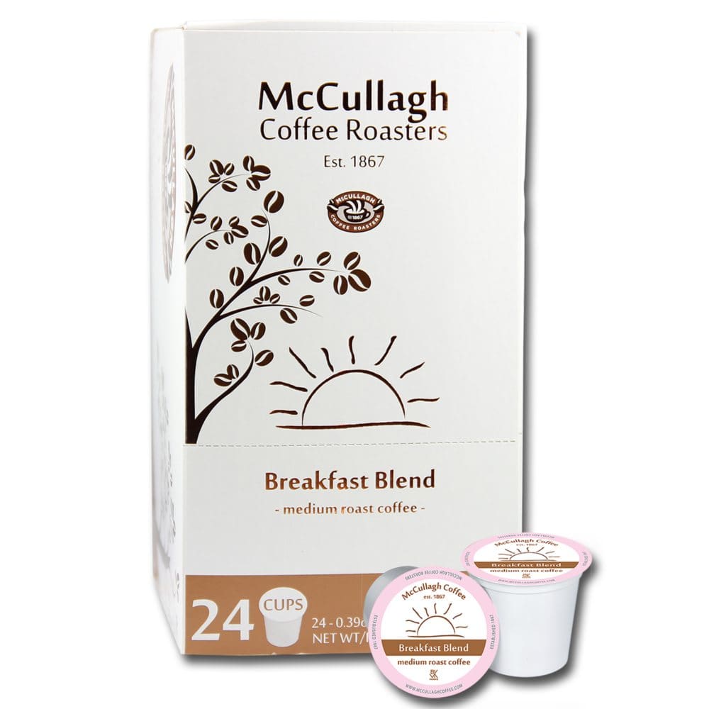 McCullagh Coffee Roasters Breakfast Blend Medium Roast Coffee (96 ct.) - Coffee Tea & Cocoa - McCullagh Coffee