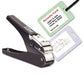 McGill Handheld Badge/slot Punch 9/16 X 1/8 Horizontal Slot Black/chrome - School Supplies - McGill™