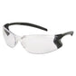 MCR Safety Backdraft Glasses Clear Frame Hard Coat Gray Lens - Office - MCR™ Safety