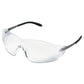 MCR Safety Blackjack Wraparound Safety Glasses Chrome Plastic Frame Clear Lens 12/box - Office - MCR™ Safety