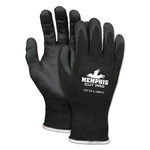 MCR Safety Cut Pro 92720nf Gloves Large Black Hppe/nitrile Foam - Office - MCR™ Safety