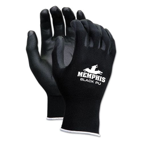MCR Safety Economy Foam Nitrile Gloves Medium Gray/black 12 Pairs - Janitorial & Sanitation - MCR™ Safety