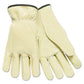 MCR Safety Full Leather Cow Grain Driver Gloves Tan Large 12 Pairs - Office - MCR™ Safety