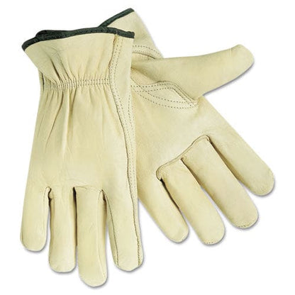 MCR Safety Full Leather Cow Grain Gloves X-large 1 Pair - Office - MCR™ Safety