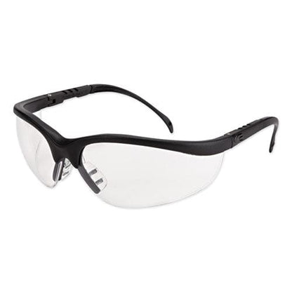 MCR Safety Klondike Safety Glasses Matte Black Frame Clear Lens 12/box - Office - MCR™ Safety