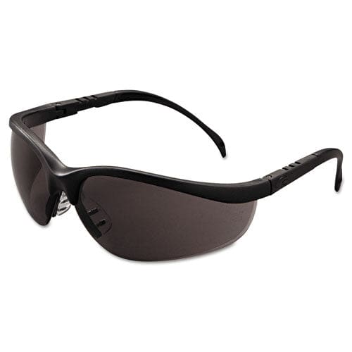 MCR Safety Klondike Safety Glasses Matte Black Frame Gray Lens 12/box - Office - MCR™ Safety