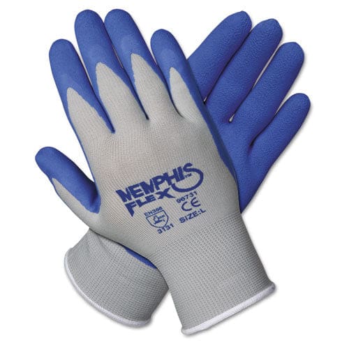 MCR Safety Memphis Flex Seamless Nylon Knit Gloves X-large Blue/gray Pair - Janitorial & Sanitation - MCR™ Safety