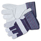 MCR Safety Split Leather Palm Gloves Large Gray Pair - Office - MCR™ Safety