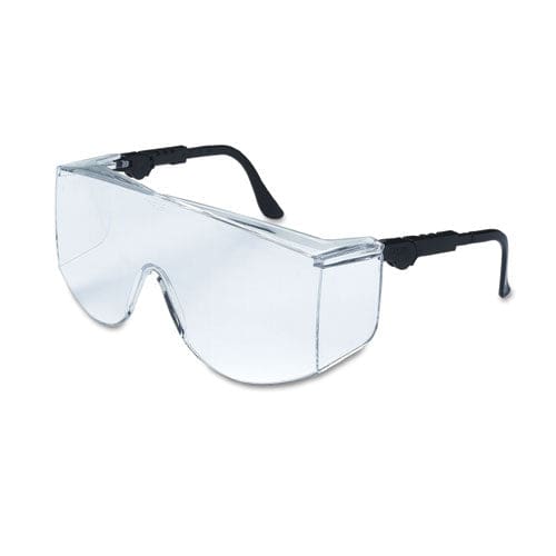 MCR Safety Tacoma Wraparound Safety Glasses Black Frames Clear Lenses - Office - MCR™ Safety