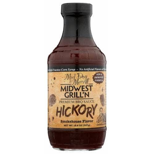 MDDOG&MER Grocery > Pantry MDDOG&MER: Smokehouse Premium Hickory BBQ Sauce, 18.6 oz