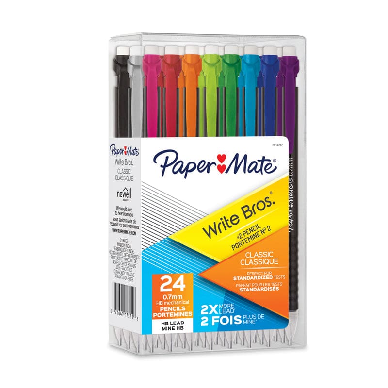 Mech Pencil 0.7Mm Assorted 24Ct Paper Mate (Pack of 6) - Pencils & Accessories - Sanford L.p.