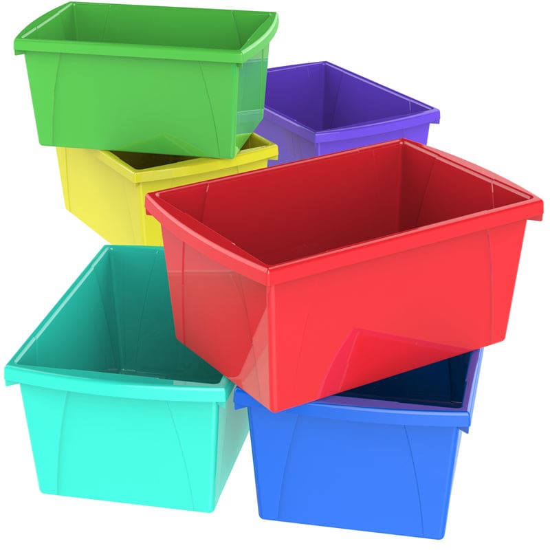 Med Class Storage Bin 6 Assort Colr - Storage Containers - Storex Industries