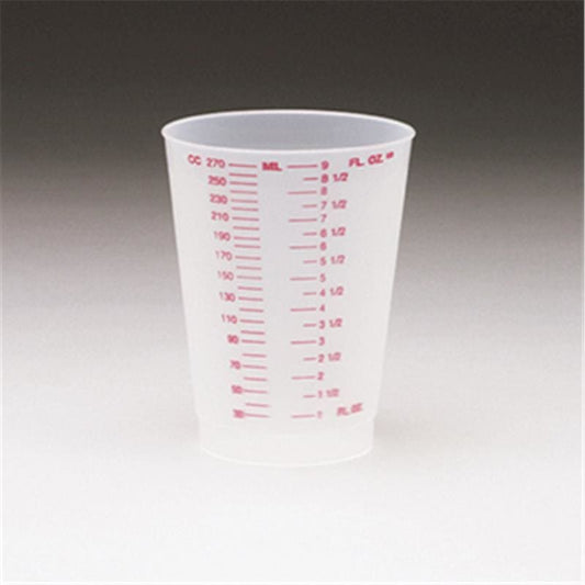 Medegen Medical Cup Graduated 9 Oz Red Marking C500 - Nutrition >> Food Service - Medegen Medical
