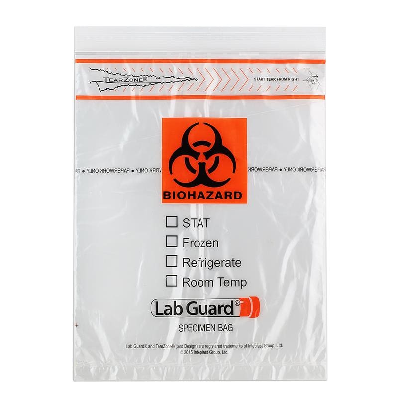 Medegen Medical Lab Guard Specimen Bag 8 X 10 Cs1000 CASE - Item Detail - Medegen Medical