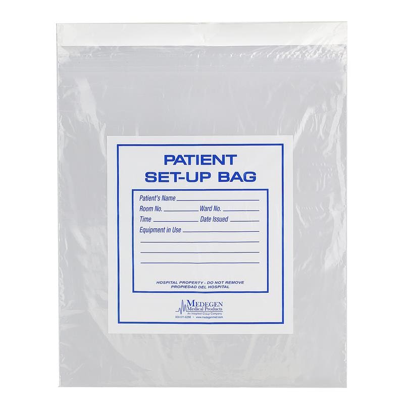 Medegen Medical Patient Set Up Bag 12 X 16 Clr C500 - Nursing Supplies >> Nursing Misc - Medegen Medical