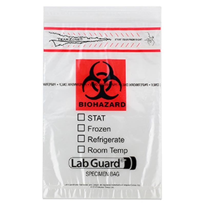 Medegen Medical Specimen Bag Biohazard 6 X 9 2Mil CASE - Item Detail - Medegen Medical
