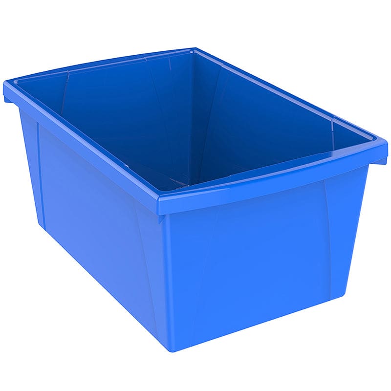 Medium Blue Classroom Storage Bin (Pack of 2) - Storage Containers - Storex Industries