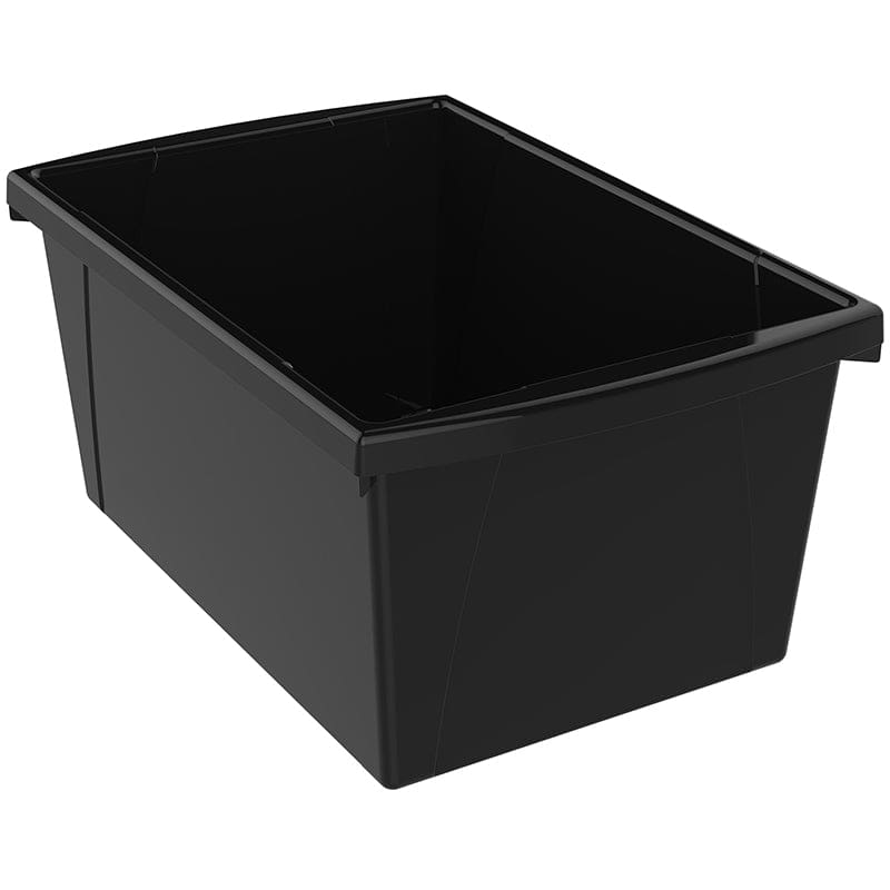 Medium Classroom Storage Bin Black (Pack of 2) - Storage Containers - Storex Industries