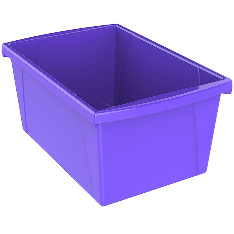 Medium Purple Classroom Storage Bin (Pack of 2) - Storage Containers - Storex Industries