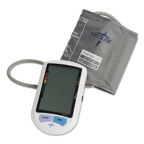Medline Automatic Digital Upper Arm Blood Pressure Monitor Small Adult Size - Janitorial & Sanitation - Medline
